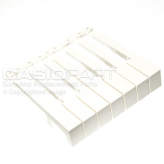 Casio 10434635 White Keyset CDEFGAB